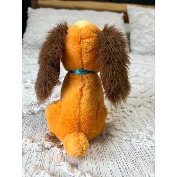 Vintage Disneyland Walt Disney World Lady and The Tramp Plush Toy Dog 7inch - Picture 2 of 7